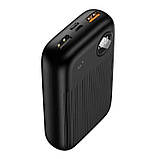 Повербанк Usams US-CD98 10000 mAh з QC3.0 (Чорний), фото 3