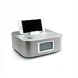 Bluetooth колонка Remax RB-H3 Speaker with Alarm Clock (Сріблястий), фото 2