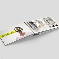 Промоматеріал для натяжних стель. Альбому вузлів 3D + VR окуляри від компанії Decor Design