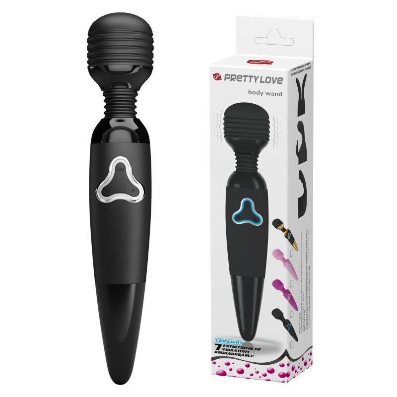 Жіночий вібратор мікрофон для стимуляції кліторальної зони Pretty Love Body Wand, фото 1