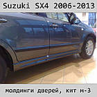 Молдинги на двері для Suzuki SX4 2006-2014