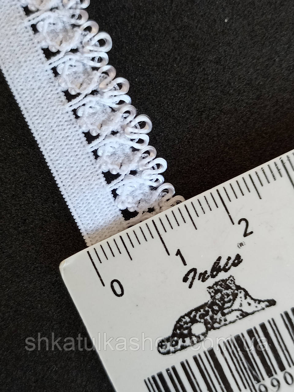 Резинка для пошива нижнего белья (отделочная) 15мм на метраж белая - фото 3 - id-p1604023617