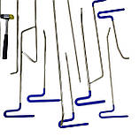 Набір гачків для видалення вм'ятин без фарбування PDR (19 спиць), фото 3