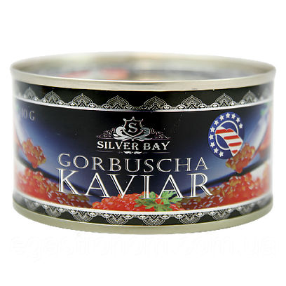 Ікра горбуші (імітована) Сілвер бей Silver bay 140g 108шт/ящ (Код: 00-00010385)