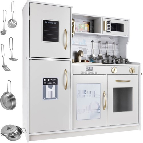 Дитяча дерев'яна кухня Kruzzel KD16807 + аксесуари (9486)