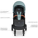 Коляска дитяча літня ME 1024L X4 Marine Lines прогулянкова, фото 3