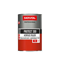 Грунт Акриловий Protec 300 4+1 MS (сірий) 1л+ 0,25л затв-ч H5520 NOVOL
