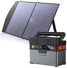 Повербанк Генератор 78000 mAh 220V на сонячній батареї Переносна зарядка 300Ват