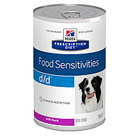 Hills Prescription Diet Canine d/d Duck (Хіллс ПД Канін д/д Качка) вологий корм для собак у разі харчової алергії
