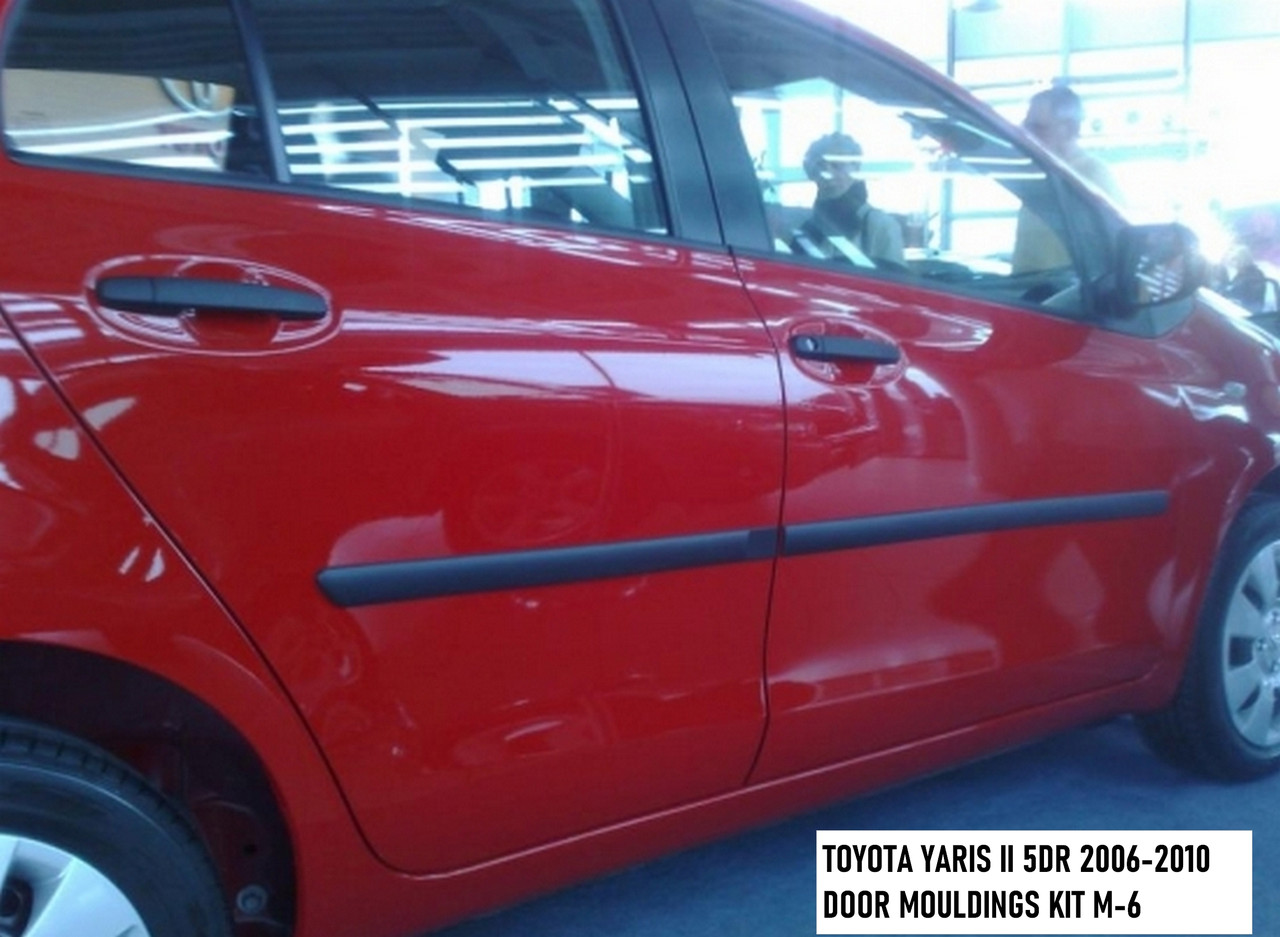 Молдинги на двери для Toyota Yaris II 5dr 2005-2011, фото 3