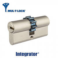 Цилиндр Mul-T-Lock Integrator 85мм 40x45 (ключ/ключ) шестерёнка никель сатин 5 ключей