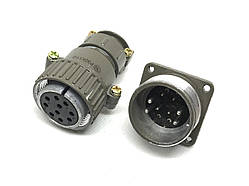 Металевий силовий роз'єм P32K11Q на 10 контактів