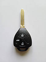Корпус для ключа Toyota Crown Corolla Avalon Camry Venza Prado Yaris Tarago Galakeys 3 кнопки (19-05)