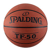 Баскетбольный мяч для улицы и зала Spalding TF-50 Outdoor размер 7 коричневый (оригинал)