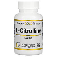 L-Цитруллин California GOLD Nutrition "L-Citrulline" 500 мг (60 капсул)