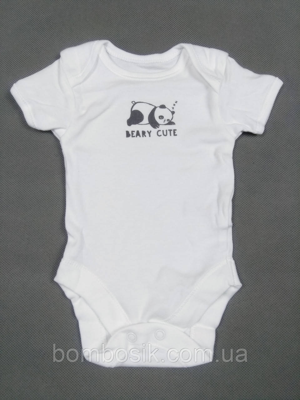 Бодік для хлопчика з коротким рукавом George, First size (50-56см), фото 1