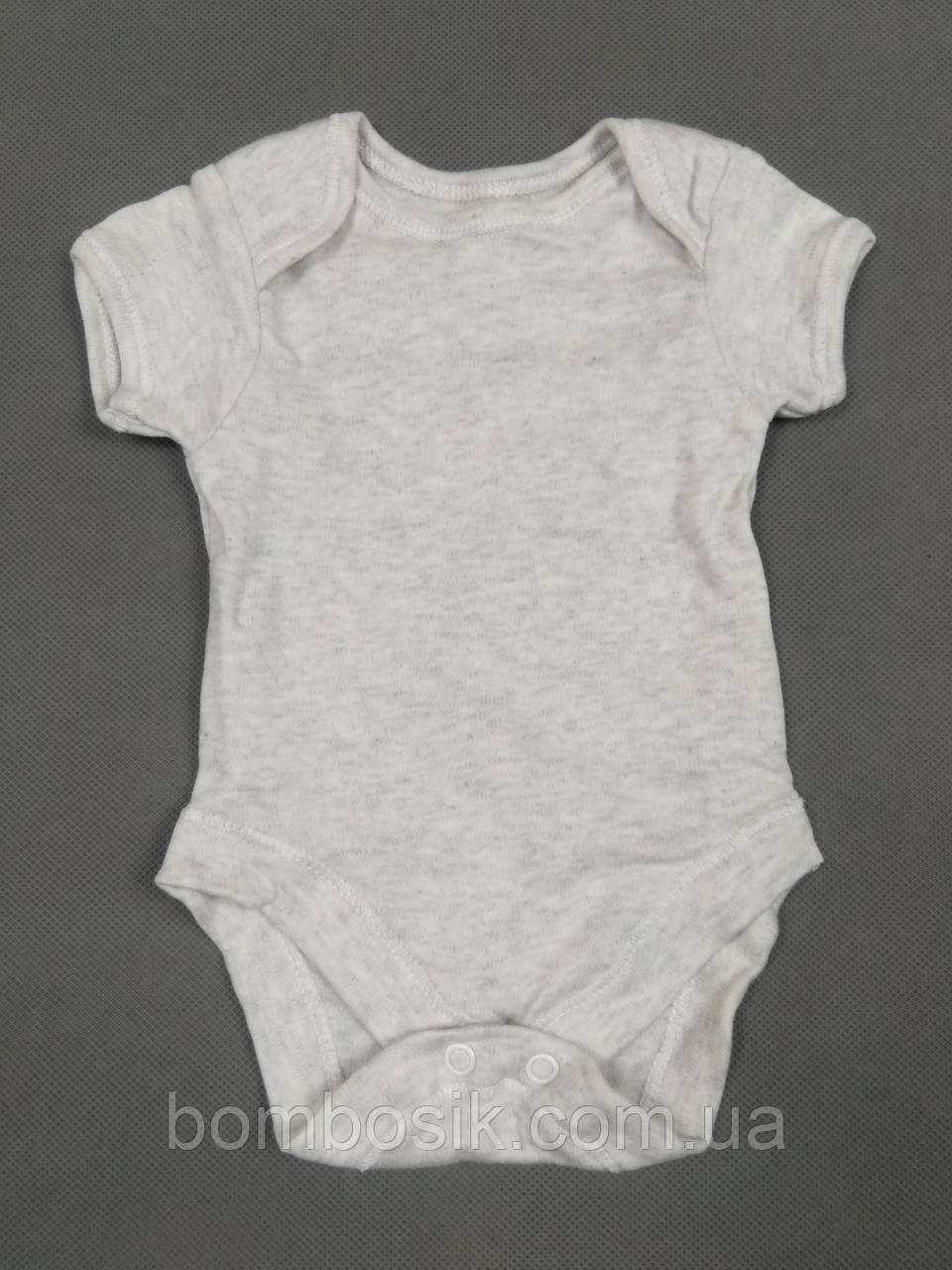 Бодік для хлопчика з коротким рукавом George, First size (50-56см), фото 1