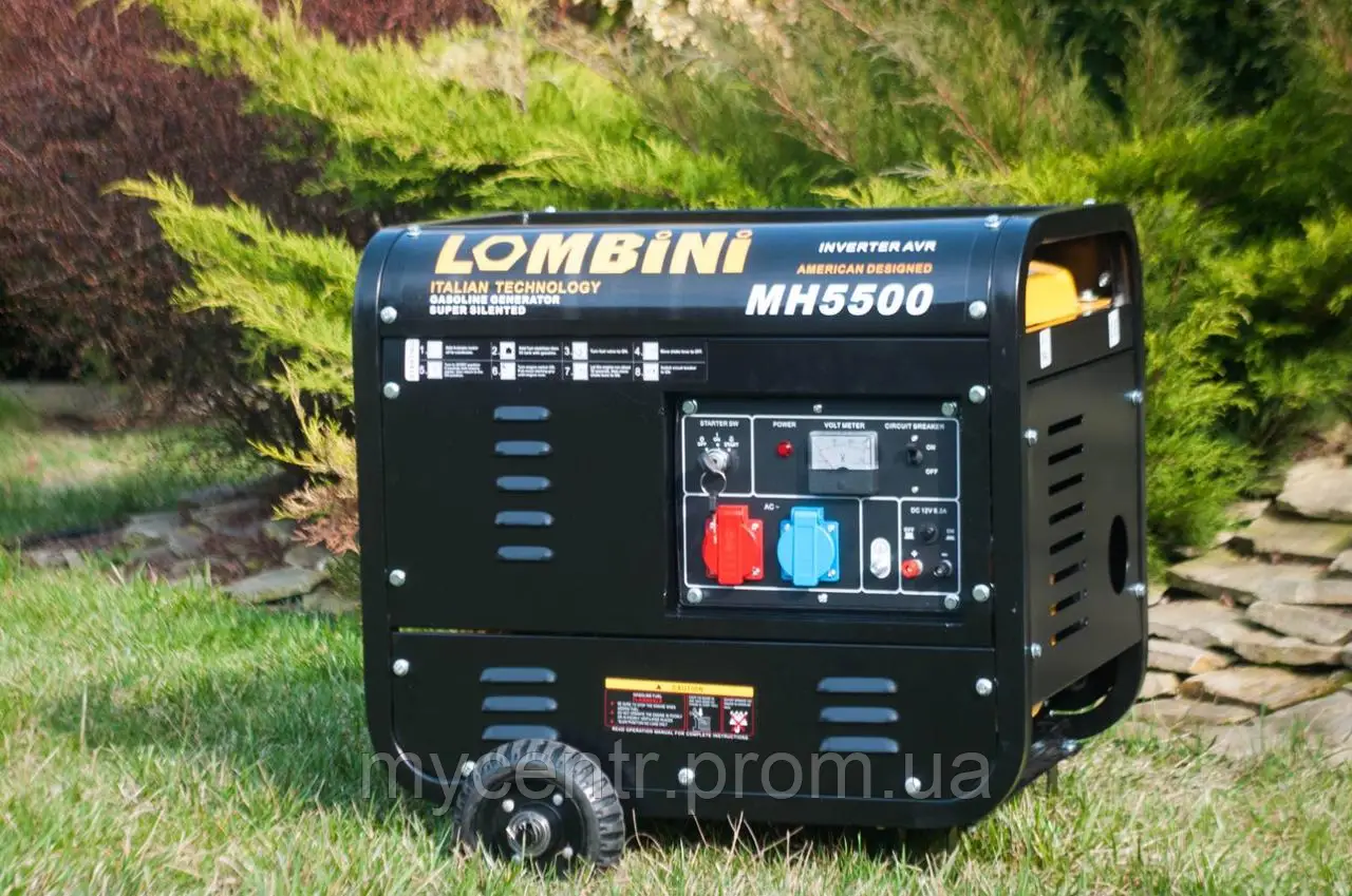 Генератор бензиновий 4-тактний Lombini MH5500 (ЕлектроСтартер) 3 кв