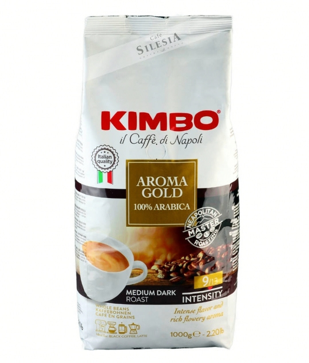 Кава в зернах Kimbo Aroma Gold 100% Арабіка, 1 кг