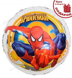 Фольговані кульки "Людина Павук", Ø - 45 см