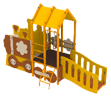 Паровозик для дитячого майданчика Railway (Kidigo ТМ)