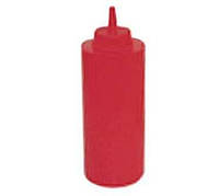 Бутылка для соуса пластиковая 680 мл Красная