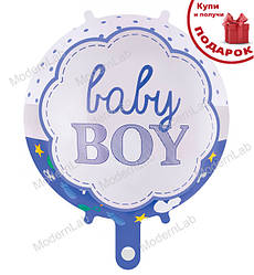 Фольговані кульки "Baby Boy", Ø - 45 см., Польща