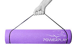 Килимок для фітнесу і йоги PowerPlay 4010 (183*61*0.6) Фіолетовий
