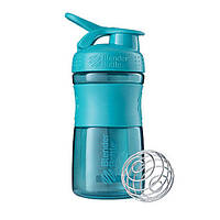 Шейкер спортивний (пляшка) BlenderBottle SportMixer Flip 20oz/590ml Teal, фото 3