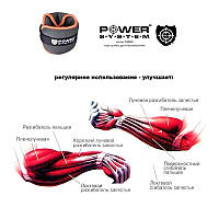 Обтяження для зап'ястя фіксовані Power System 1 kg PS-4044 (пара), фото 8
