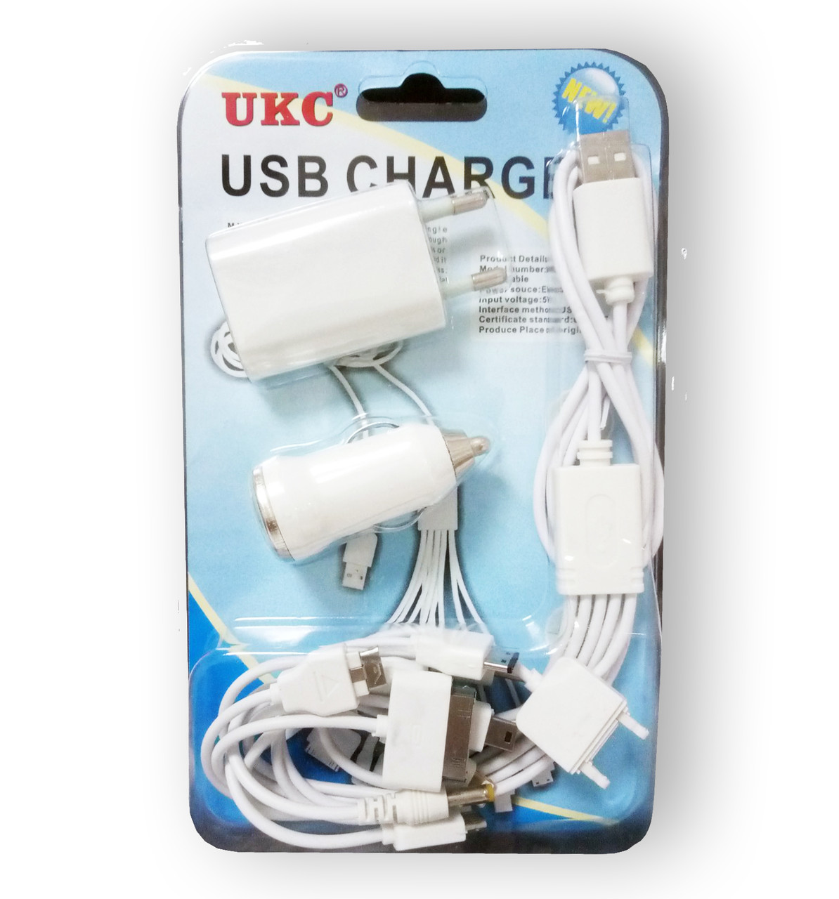 Універсальне зарядне з адаптерами 12 в 1 MX-C12, фото 1