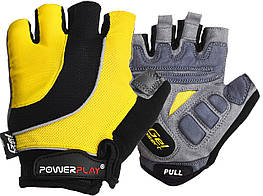 Велорукавички PowerPlay 5037 C Чорно-жовті XXL