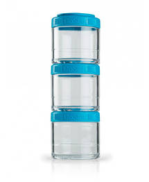 Контейнер спортивний BlenderBottle GoStak 3 Pak Aqua (ORIGINAL)