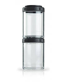 Контейнер спортивний BlenderBottle GoStak 2 Pak Black (ORIGINAL)