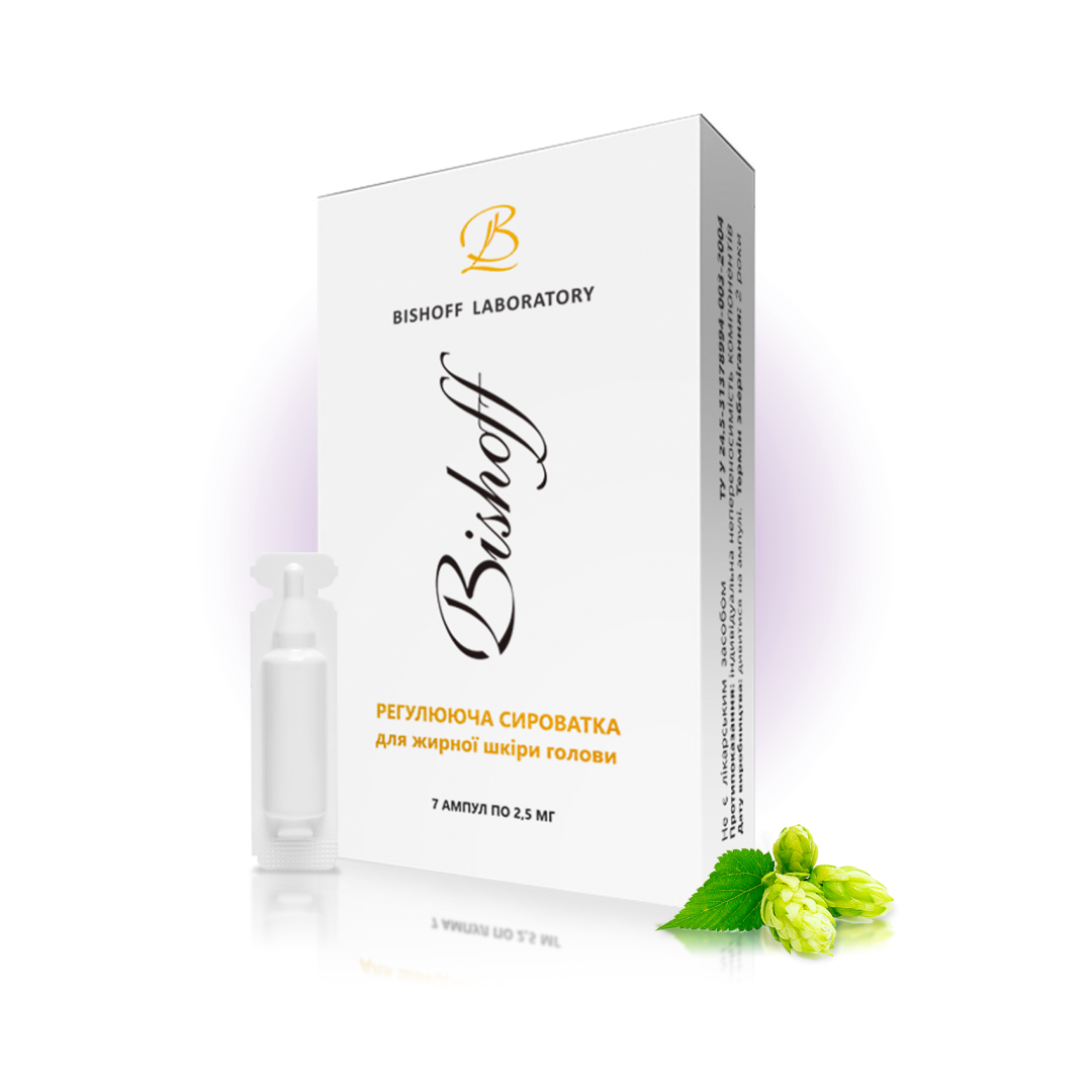 Сироватка від надмірного жирніння волосся 2,5 мл.* 7 шт, фото 1