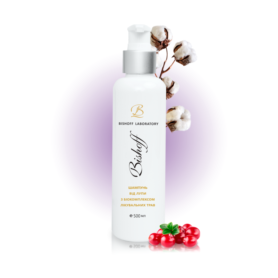 Шампунь від лупи з Біокомплексом лікувальних трав 500мл, фото 1