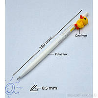 Набір ручок гелевих 0.5 мм BP5001 Cute Animal (6штук), фото 6