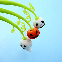 Набір ручок гелевих 0.5 мм BP5019 Halloween (3шт), фото 4