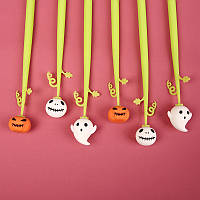 Набір ручок гелевих 0.5 мм BP5019 Halloween (3шт), фото 7