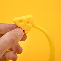 Набір ручок гелевих 0.5 мм BP5021 I love cheese (4шт), фото 4