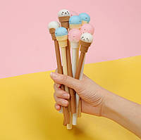 Набір ручок масляних 0.7 мм BP5011 Ice cream (6шт), фото 3