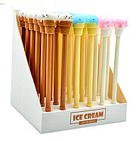 Набір ручок масляних 0.7 мм BP5011 Ice cream (6шт), фото 11