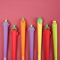 Набір ручок масляних 0.7 мм BP5020 Fresh vegetable (5шт), фото 10