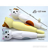 Набір ручок масляних 0.7 мм BP5024 Squishy Cat (3шт), фото 3