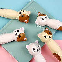 Набір ручок масляних 0.7 мм BP5024 Squishy Cat (3шт), фото 9