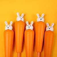 Набір ручок масляних 0.7 мм BP5027 Squishy Carrot (2шт), фото 8