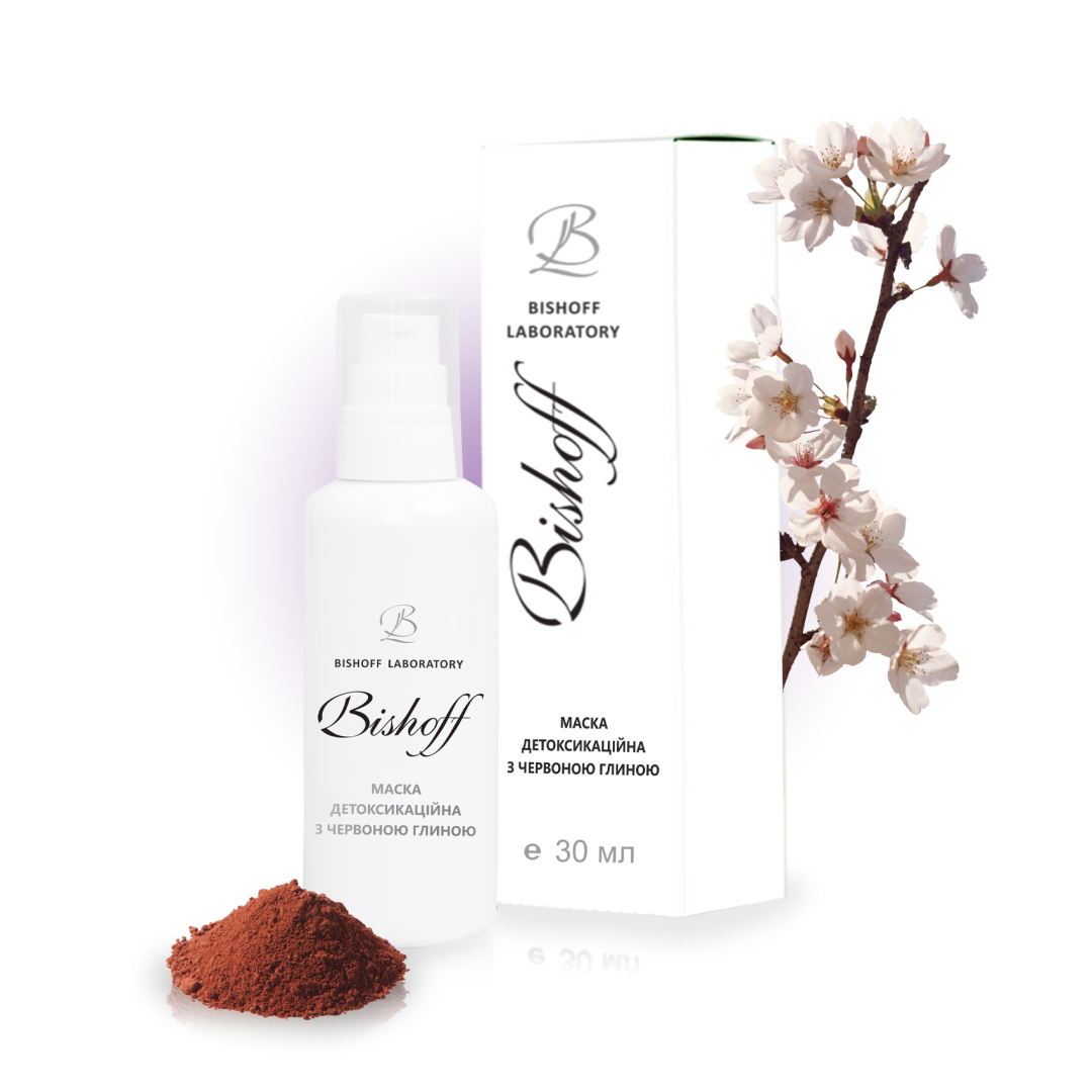 МАСКА детоксикаційна з червоною глиною 30мл, фото 1