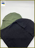 Балаклава тактична чорний / хакі кашкорсе (made in Ukraine)