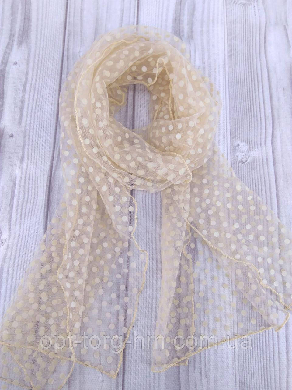 Літній фатиновий шарфик, фото 1