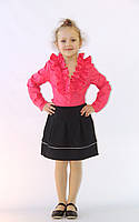 Блузка на дівчинку святкова вік 6-9 років святкова Різні кольори, фото 2